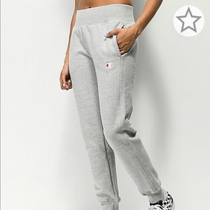 Champion reverse weave jogger- Oxford grey- small